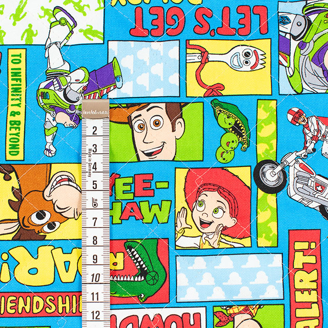 生地 BTSシリーズ トイ・ストーリー コミック/キルティング(GRQ-1156) 1A.ブルー 09Ae99_