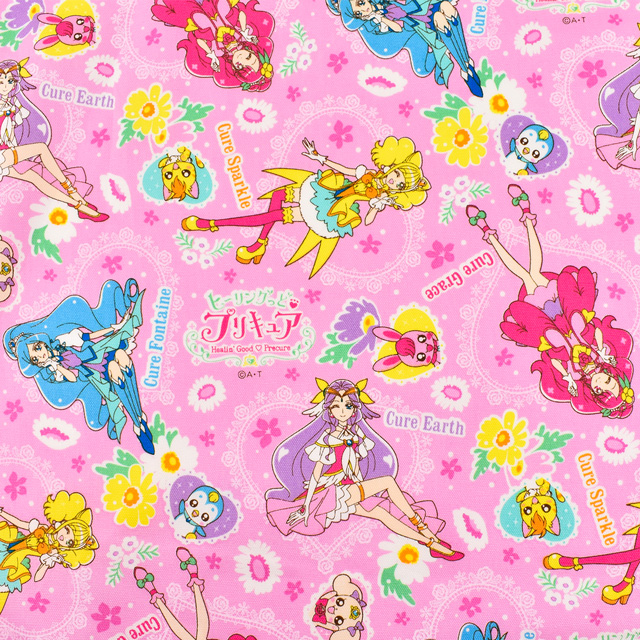生地 ヒーリングっどプリキュア オックス A 9100 25a ピンク H Ki オカダヤ Okadaya 布 生地 毛糸 手芸用品の専門店 生地 ヒーリングっどプリキュア オックス A 9100 25a ピンク H Ki オカダヤ Okadaya 布 生地 毛糸 手芸用品の専門店