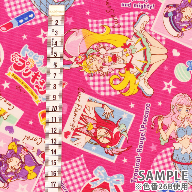 生地 トロピカルージュ プリキュア オックス A 9100 26a ピンク H Ki オカダヤ Okadaya 布 生地 毛糸 手芸用品の専門店