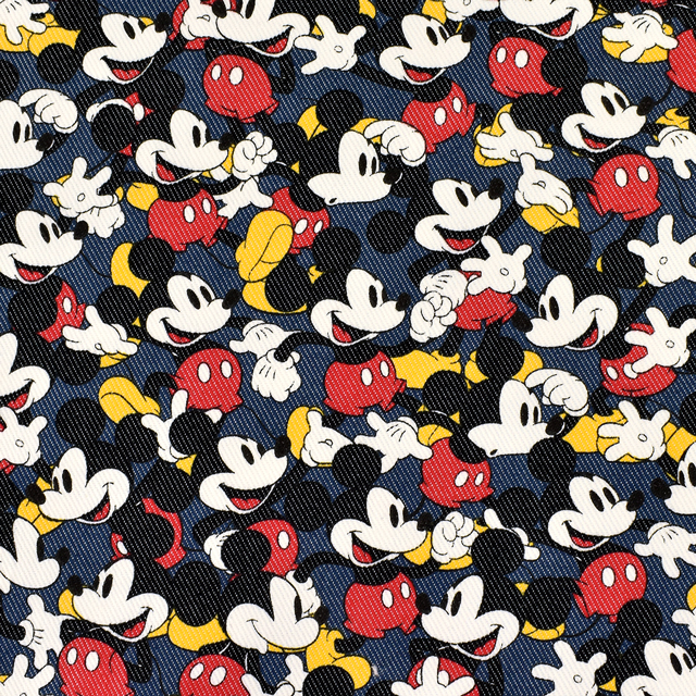 キャラクター生地 ミッキーマウス Tcツイル G 7351 1a ネイビー H Ki オカダヤ Okadaya 布 生地 毛糸 手芸用品の専門店