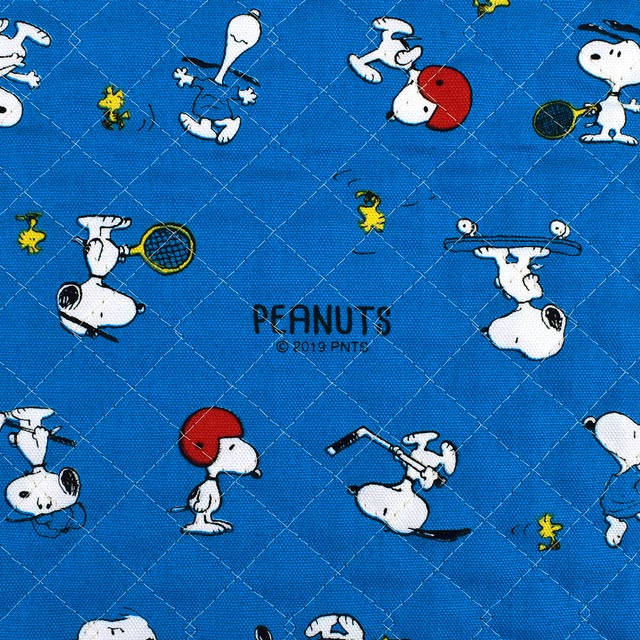 生地 PEANUTS/ピーナッツ SNムーブ/キルティング（758523） BQ.ブルー (H)_ki_