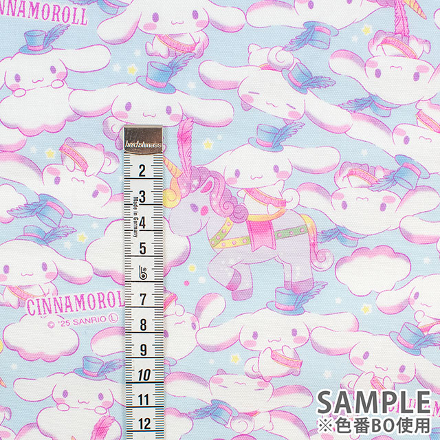 生地 シナモロール フェス/オックス(832124) PO.ピンク 09Ae99_