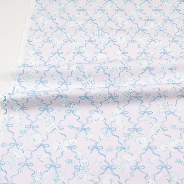 生地 クラシカルモダン マイルーム/オックス(CMOF-84) PBL.ペールブルー 09Ae99_