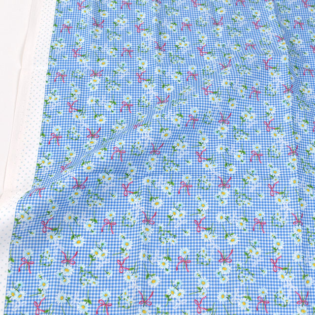 ミニカットクロス クラシカルモダン マーガレットチェック(cmof) BL.ブルー 06Ab99_