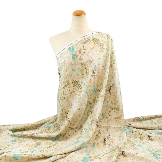 生地 mizacosha-ミシャコシャ- blue blue/シーチング(EGX-9500) 1A.アイボリー 09Ac04_