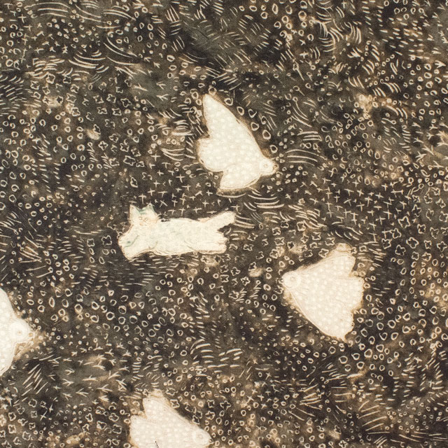 生地 mizacosha-ミシャコシャ- noir et blanc/シーチング(EGX-9500) 2A.ブラウン 09Ac04_