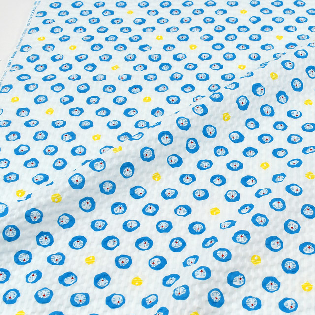 生地 アイムドラえもん/リップル(G-8132) 1A.白系 (B)_at_