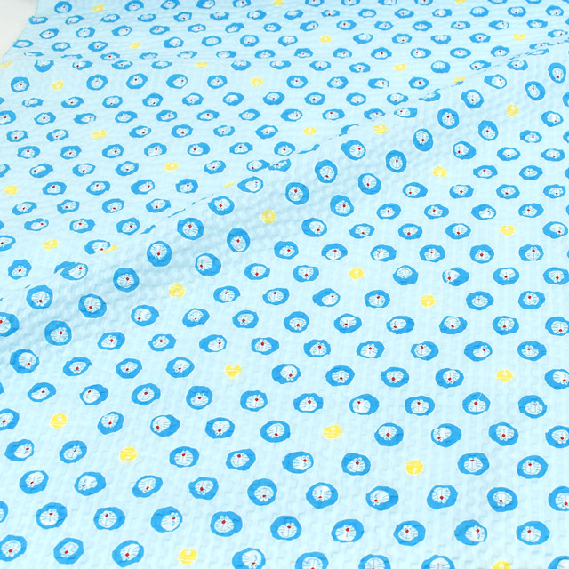 生地 アイムドラえもん/リップル(G-8132) 1B.水色系 (B)_at_