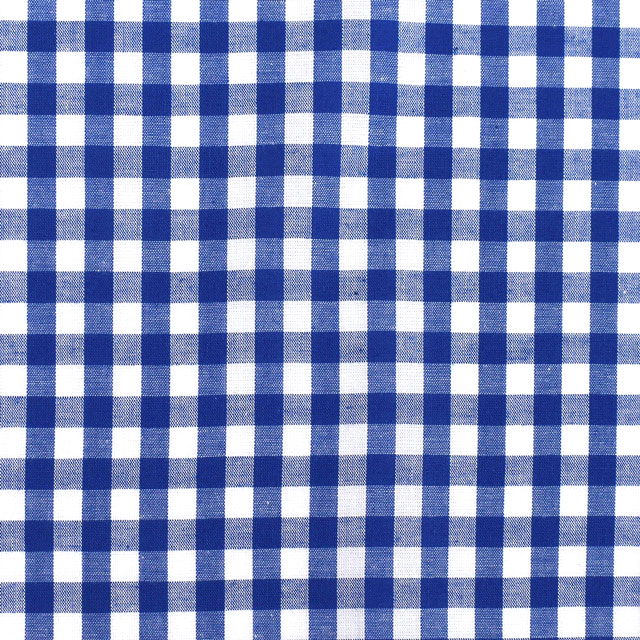 生地 ギンガムチェック 6mm角（G1002L） B.ブルー 09Bk22_
