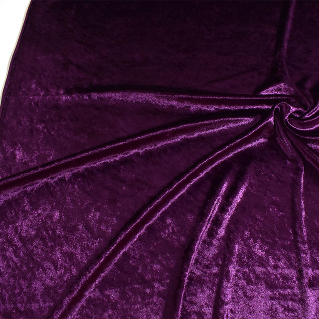 生地 クラッシュベロア（GD3300） 276.濃い紫 (H)_k5_