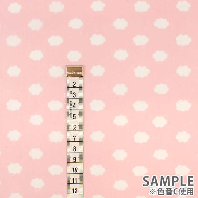 生地 ホーミーコレクション 雲柄/ブロード(DH13060S) B.ライトブルー 09Ae99_