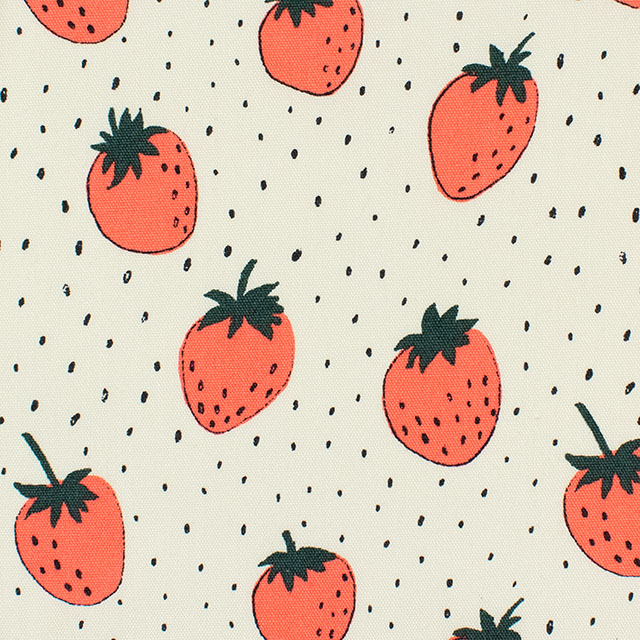 生地 kippis-キッピス- Metsamansikka 森いちご/オックス(KPO) 98A.ベージュ 09Ac04j