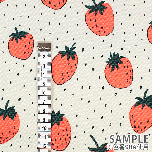 生地 kippis-キッピス- Metsamansikka 森いちご/オックス(KPO) 98A.ベージュ 09Ac04j