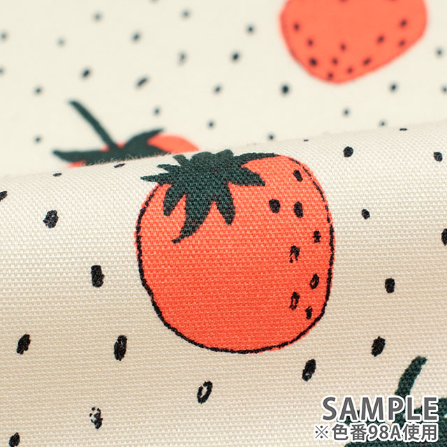 生地 kippis-キッピス- Metsamansikka 森いちご/オックス(KPO) 98A.ベージュ 09Ac04j
