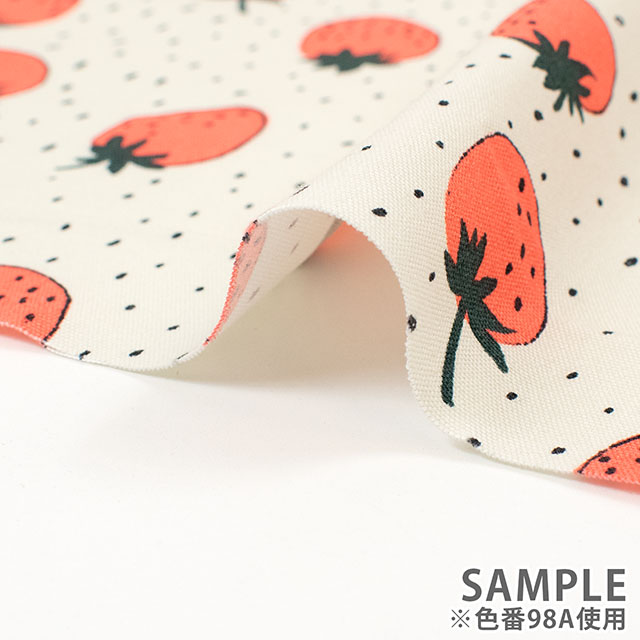 生地 kippis-キッピス- Metsamansikka 森いちご/オックス(KPO) 98A.ベージュ 09Ac04j