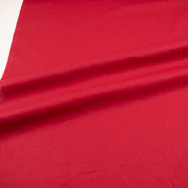 生地 スタンダードリネン(KOF-01N) R.レッド 09Cu44_