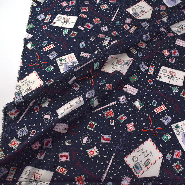 生地 LIBERTY-リバティ- タナローン 2022AW Liberty Christmas Stamped 