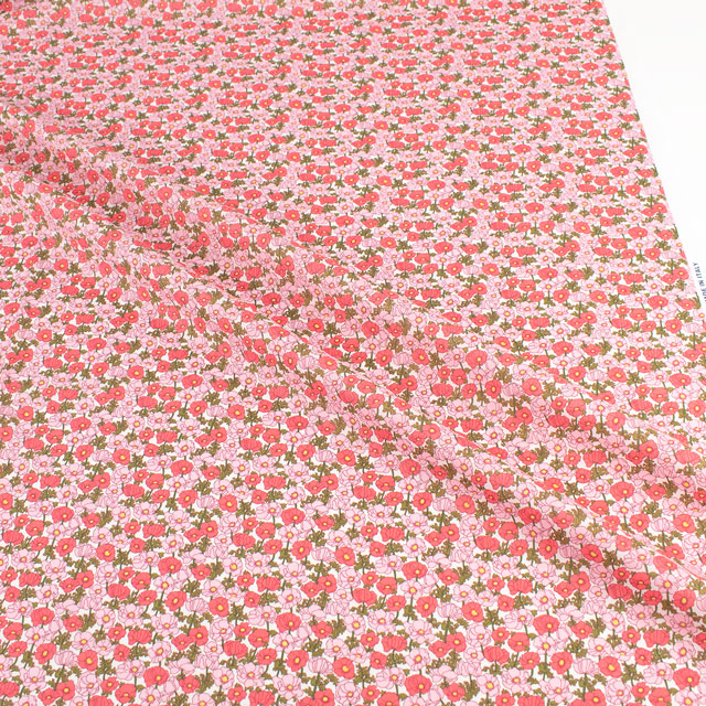 生地 LIBERTY FABRICS リバティ・ファブリックス タナローン 2024SS THE LIBERTY KALEIDOSCOPE Charmian シャーミアン(24-3634117) 24CU.ピンク 09Ac03j