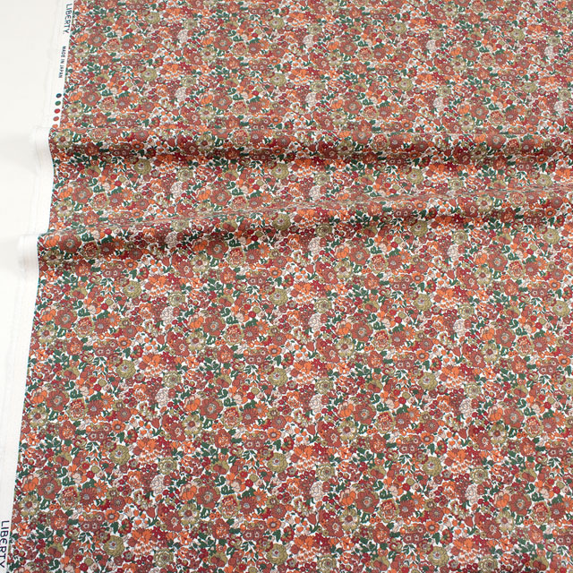 生地 LIBERTY FABRICS リバティ・ファブリックス コーデュロイ 2025AW Nell, Annie & May ネル、アニー&メイ(25-3635209) P25C.オレンジ 09Bi26j