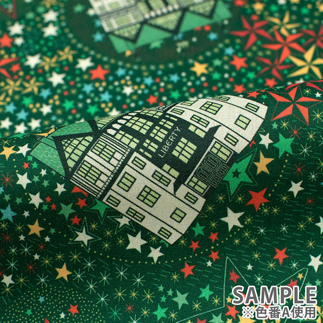 生地 LIBERTY FABRICS リバティ・ファブリックス タナローン 2025AW Festive Collection Adelajda Belle アデラジャ・ベル(36374310) B.レッド 09Ac04j