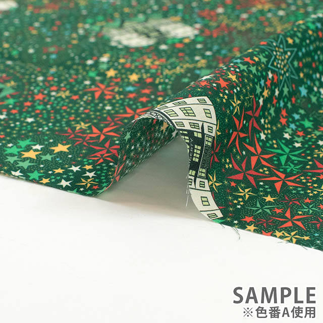 生地 LIBERTY FABRICS リバティ・ファブリックス タナローン 2025AW Festive Collection Adelajda Belle アデラジャ・ベル(36374310) B.レッド 09Ac04j