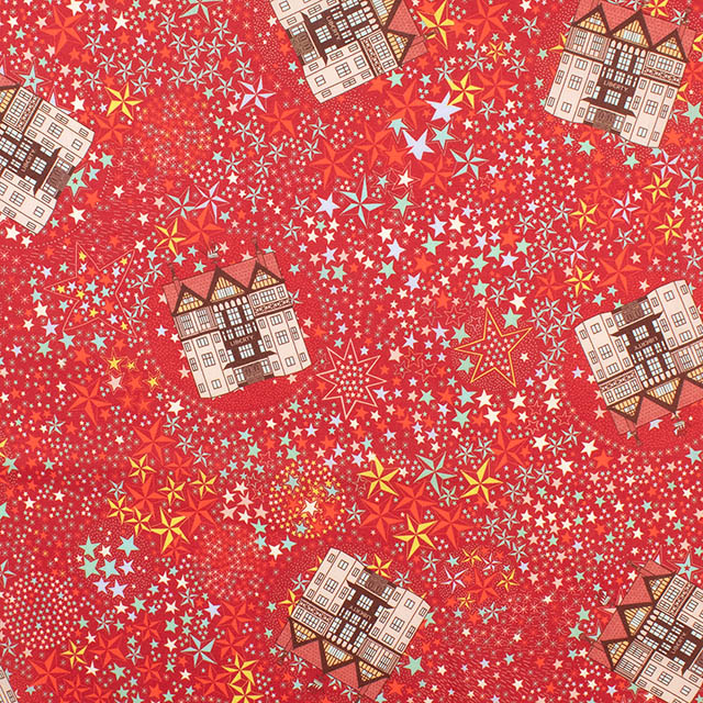 生地 LIBERTY FABRICS リバティ・ファブリックス タナローン 2025AW Festive Collection Adelajda Belle アデラジャ・ベル(36374310) B.レッド 09Ac04j