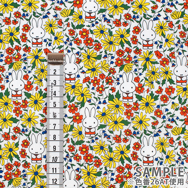 生地 LIBERTY FABRICS リバティ・ファブリックス タナローン The Miffy Picture Book Collection by Liberty Prairie Day プレーリー・デイ(DC35973) 26BT.イエロー 09Ac04j