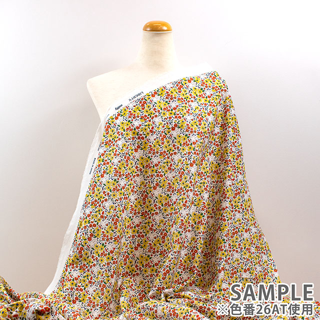 生地 LIBERTY FABRICS リバティ・ファブリックス タナローン The Miffy Picture Book Collection by Liberty Prairie Day プレーリー・デイ(DC35973) 26BT.イエロー 09Ac04j