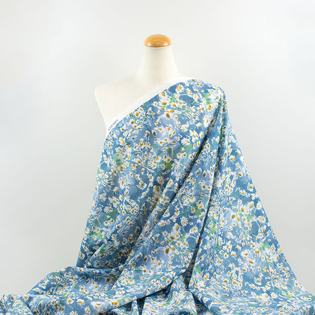 生地 LIBERTY FABRICS リバティ・ファブリックス タナローン 2026SS Floral Rebellion Baba ババ(26-36361031) 26CU.ブルー 09Ac04j