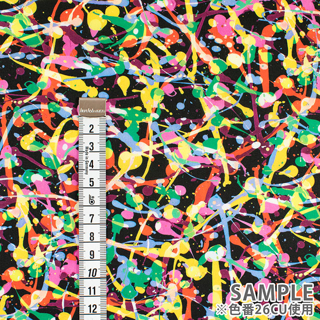 生地 LIBERTY FABRICS リバティ・ファブリックス タナローン 2026SS Floral Rebellion Club Paint クラブ・ペイント(26-36361034) 26CU.ブラック 09Ac04j