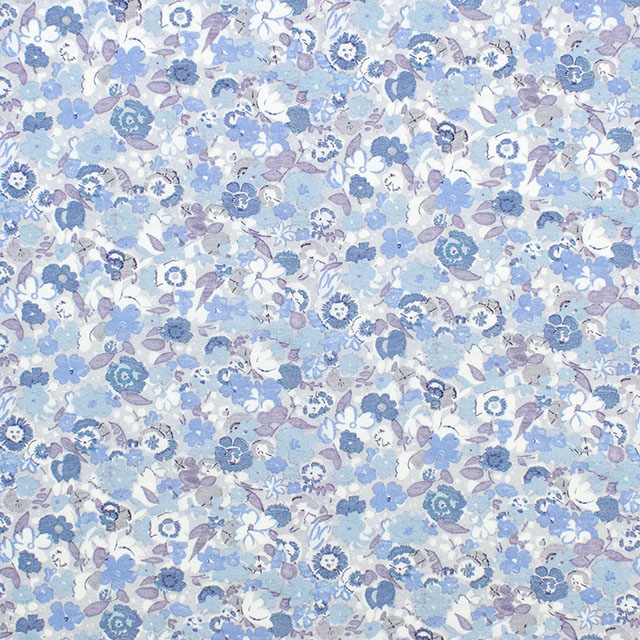 生地 LIBERTY FABRICS リバティ・ファブリックス タナローン 2026SS Floral Rebellion Georgie ジョージー(26-36361050) 26CU.ブルー 09Ac04j