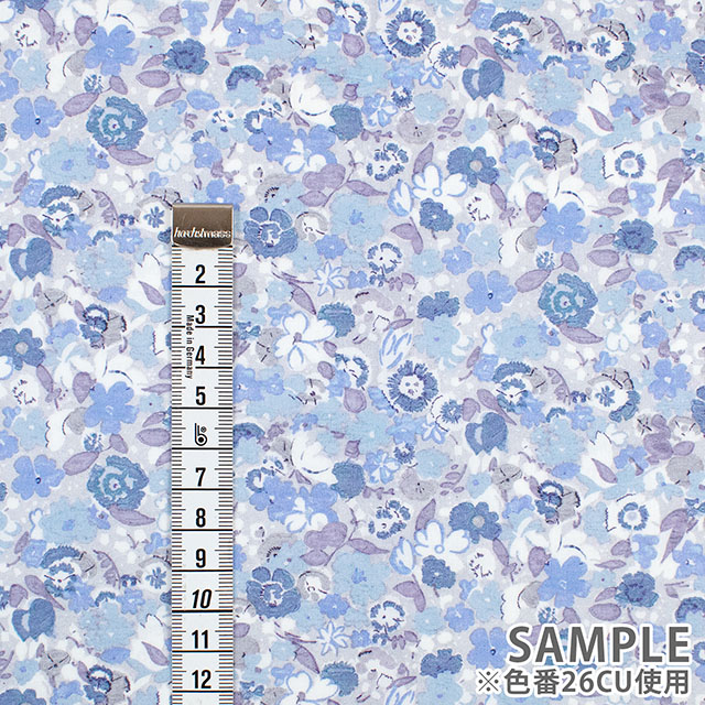 生地 LIBERTY FABRICS リバティ・ファブリックス タナローン 2026SS Floral Rebellion Georgie ジョージー(26-36361050) 26CU.ブルー 09Ac04j
