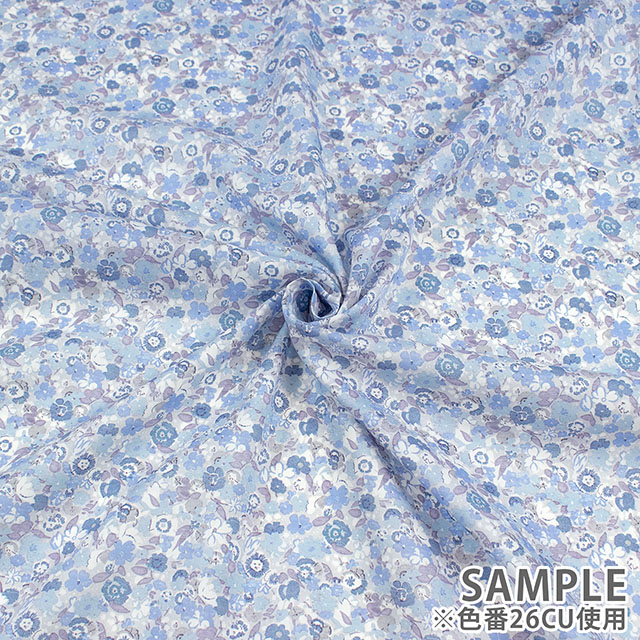 生地 LIBERTY FABRICS リバティ・ファブリックス タナローン 2026SS Floral Rebellion Georgie ジョージー(26-36361050) 26CU.ブルー 09Ac04j