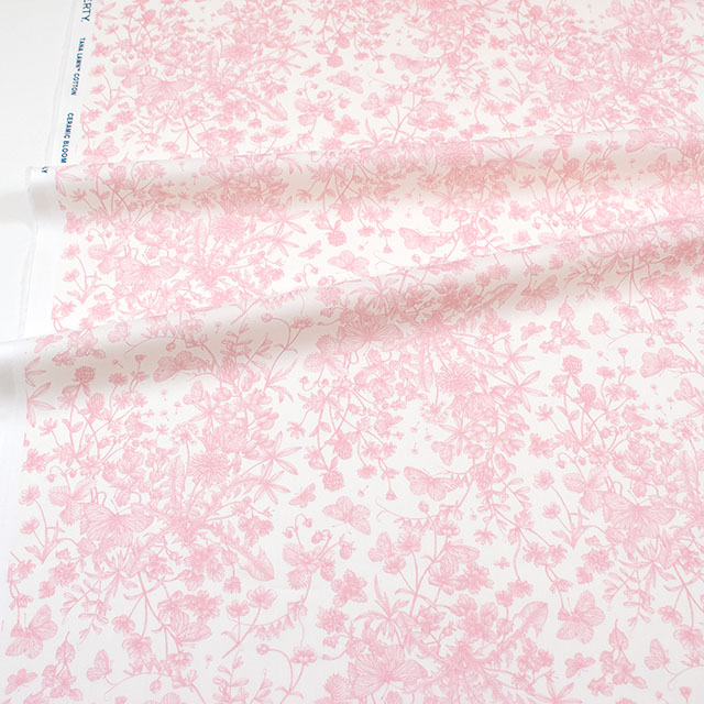 生地 LIBERTY FABRICS リバティ・ファブリックス タナローン 2026SS Ceramic Bloom Spring Memories スプリング・メモリーズ(26-363J75915) 26BU.ピンク 09Ac04j
