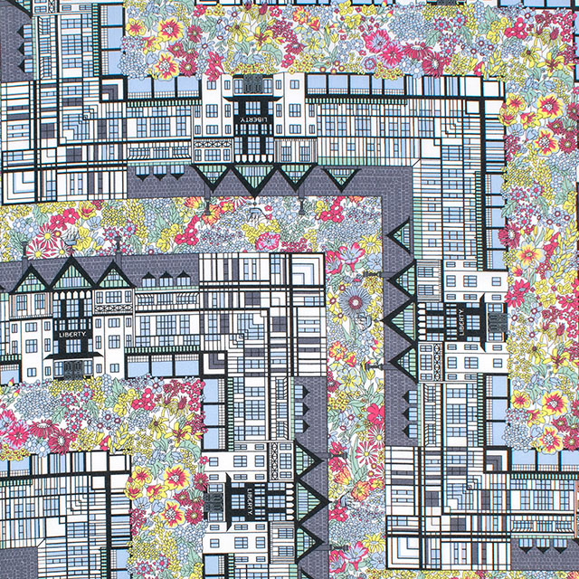 生地 LIBERTY FABRICS リバティ・ファブリックス タナローン 2026SS Tudor Belle チューダー・ベル(26-363J64027) J26AU.イエロー 09Ac04j