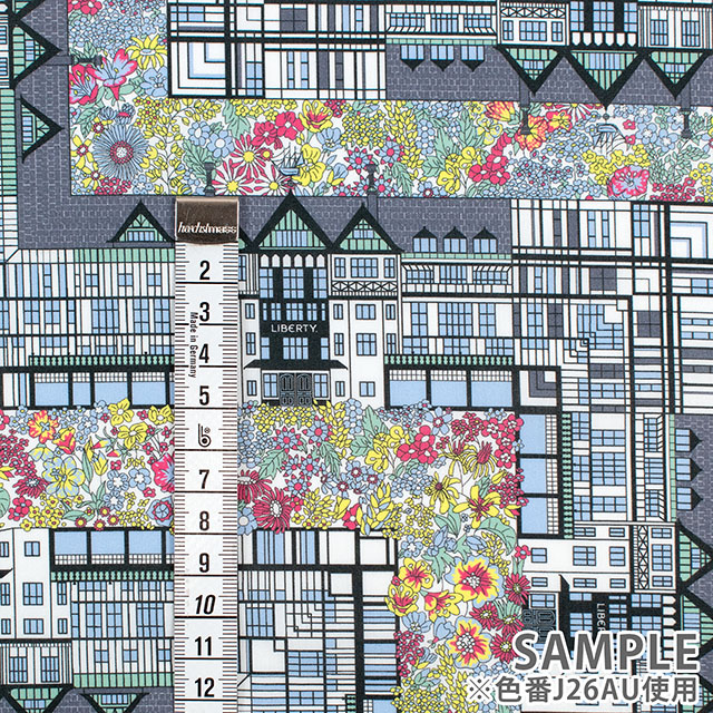 生地 LIBERTY FABRICS リバティ・ファブリックス タナローン 2026SS Tudor Belle チューダー・ベル(26-363J64027) J26AU.イエロー 09Ac04j