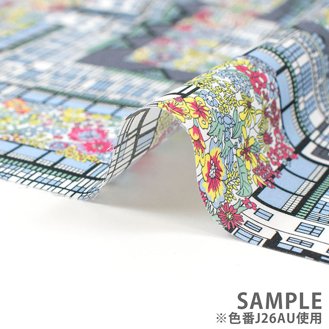 生地 LIBERTY FABRICS リバティ・ファブリックス タナローン 2026SS Tudor Belle チューダー・ベル(26-363J64027) J26AU.イエロー 09Ac04j