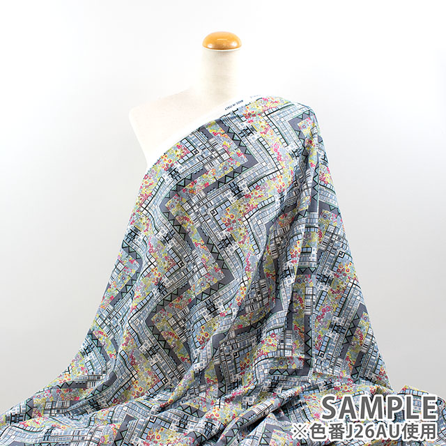 生地 LIBERTY FABRICS リバティ・ファブリックス タナローン 2026SS Tudor Belle チューダー・ベル(26-363J64027) J26AU.イエロー 09Ac04j