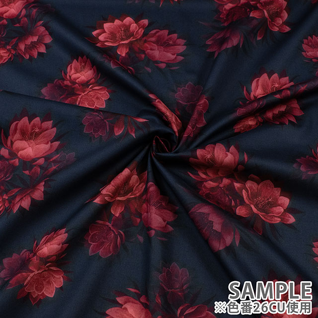 生地 LIBERTY FABRICS リバティ・ファブリックス タナローン 2026AW DESIGN. NATURE. ART. Aura オーラ(26-363J62011) 26AU.ブラック/ブルー 09Ac04j