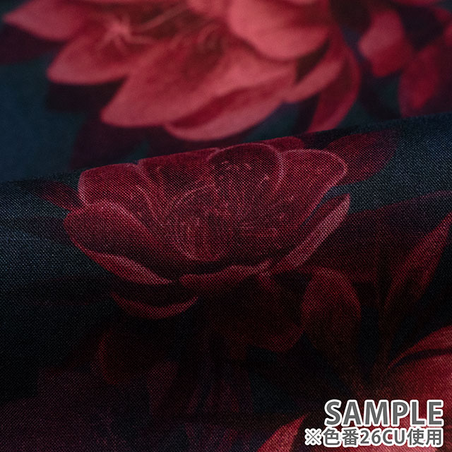 生地 LIBERTY FABRICS リバティ・ファブリックス タナローン 2026AW DESIGN. NATURE. ART. Aura オーラ(26-363J62011) 26AU.ブラック/ブルー 09Ac04j