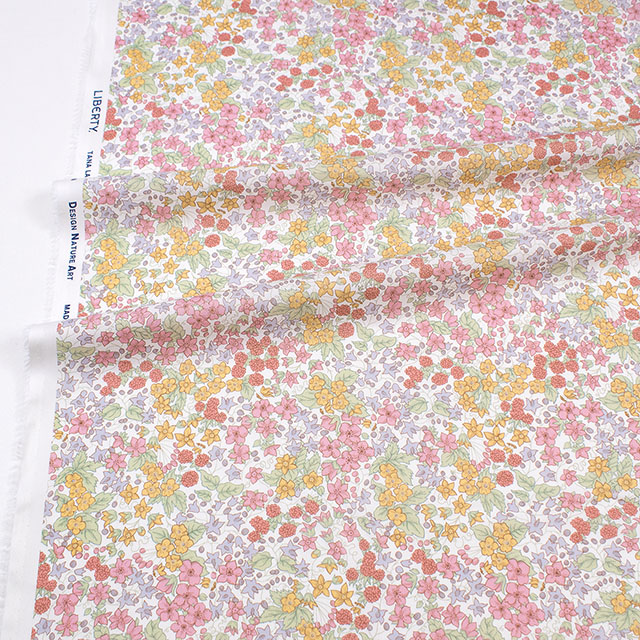 生地 LIBERTY FABRICS リバティ・ファブリックス タナローン 2026AW DESIGN. NATURE. ART. Berry Harvest ベリー・ハーベスト(26-363J62017) 26CU.オフ 09Ac04j