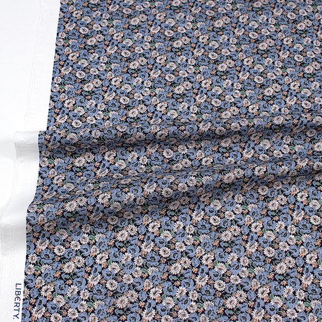 生地 LIBERTY FABRICS リバティ・ファブリックス タナローン 2026AW DESIGN. NATURE. ART. Mini Myria ミニ・マイリア(DC35727) J26D.ブルー 09Ac04j
