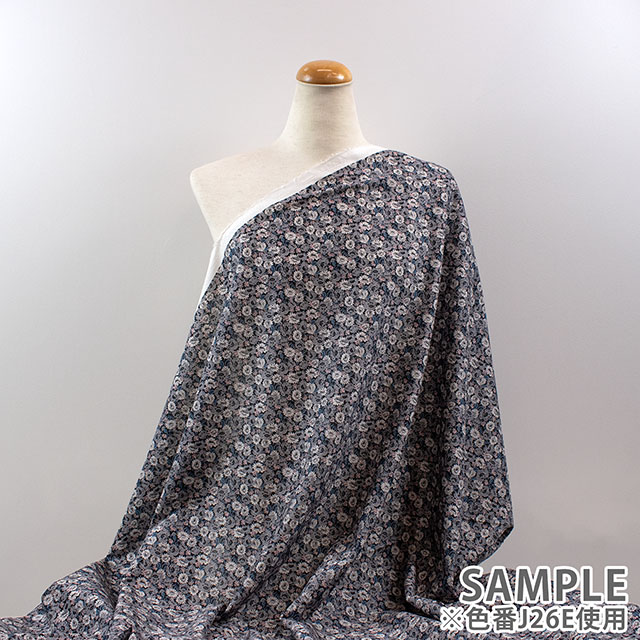 生地 LIBERTY FABRICS リバティ・ファブリックス タナローン 2026AW DESIGN. NATURE. ART. Mini Myria ミニ・マイリア(DC35727) J26D.ブルー 09Ac04j