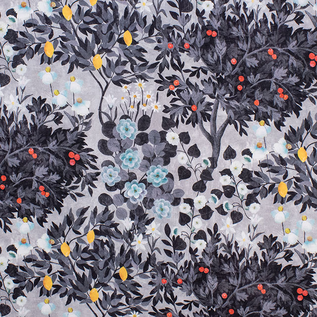生地 LIBERTY FABRICS リバティ・ファブリックス タナローン 2026AW DESIGN. NATURE. ART. Garden Fresco ガーデン・フレスコ(DC35729) J26B.グレー 09Ac04j