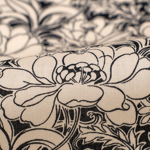 生地 LIBERTY FABRICS リバティ・ファブリックス タナローン 2026AW DESIGN. NATURE. ART. Penelope's Pirouette ペネロペズ・ピルエット(DC35732) J26C.アイボリー/ブラック 09Ac04j