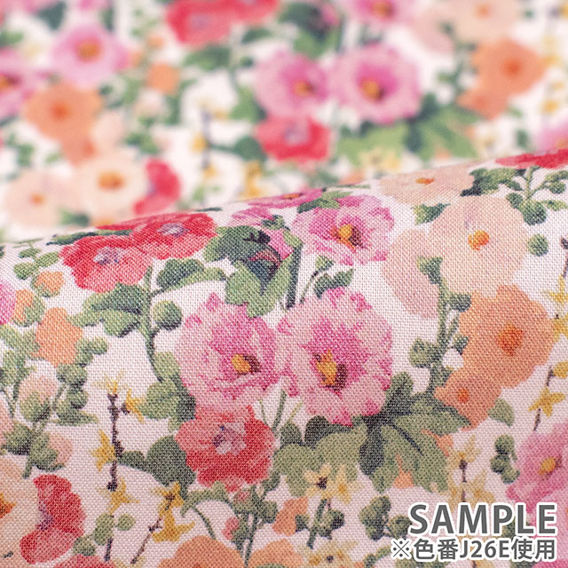 生地 LIBERTY FABRICS リバティ・ファブリックス タナローン 2026AW DESIGN. NATURE. ART. Gertrude's Flowers ガートルーズ・フラワーズ(DC35735) J26D.ペールブルー 09Ac04j