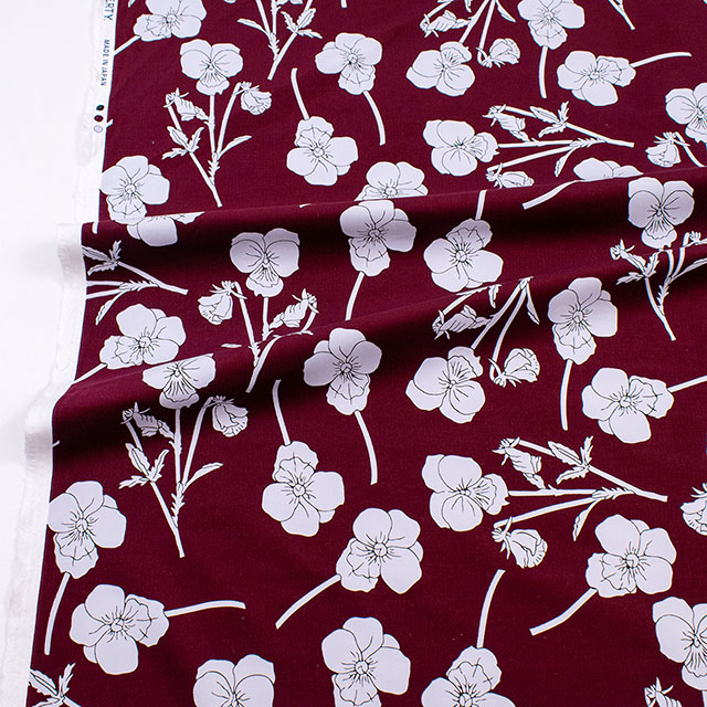 生地 LIBERTY FABRICS リバティ・ファブリックス コーデュロイ 2026AW Radiant Ros レイディアント・ロス(26-36362007) 26B.ボルドー 09Ac04j