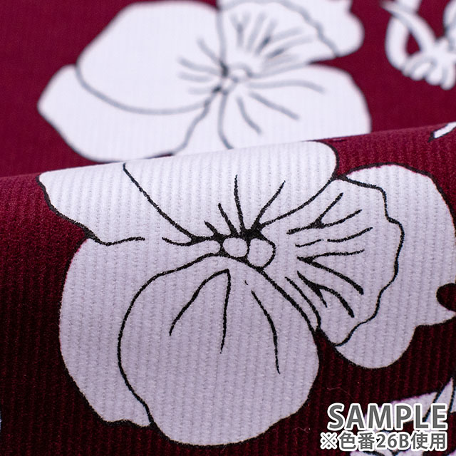 生地 LIBERTY FABRICS リバティ・ファブリックス コーデュロイ 2026AW Radiant Ros レイディアント・ロス(26-36362007) 26B.ボルドー 09Ac04j