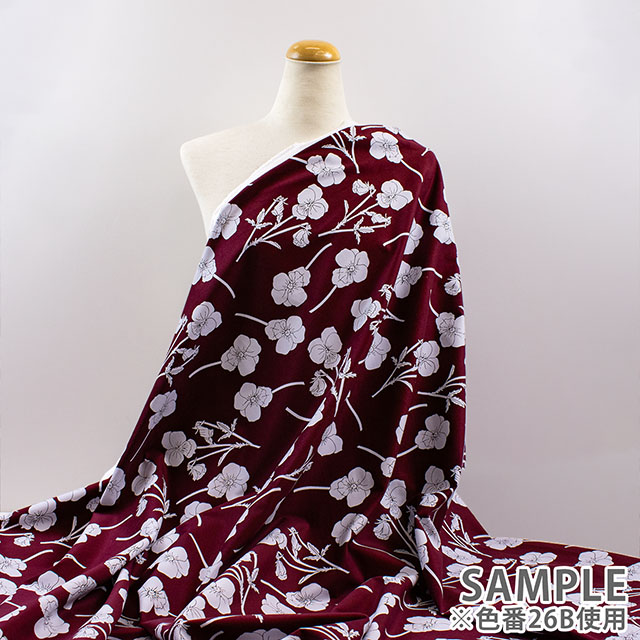 生地 LIBERTY FABRICS リバティ・ファブリックス コーデュロイ 2026AW Radiant Ros レイディアント・ロス(26-36362007) 26B.ボルドー 09Ac04j