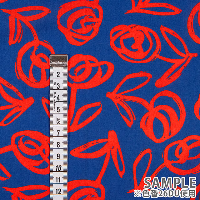 生地 LIBERTY FABRICS リバティ・ファブリックス 2026AW Archive Garden Paintbrush Blossom ペイントブラッシュ・ブロッサム(26-363J7523) 26DU.ネイビー 09Ac04j